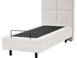 Justerbar seng VICEROY 90 x 200 cm Lys Beige