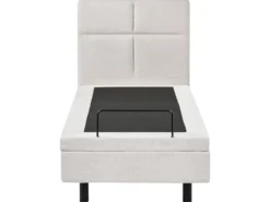 Justerbar seng VICEROY 90 x 200 cm Lys Beige