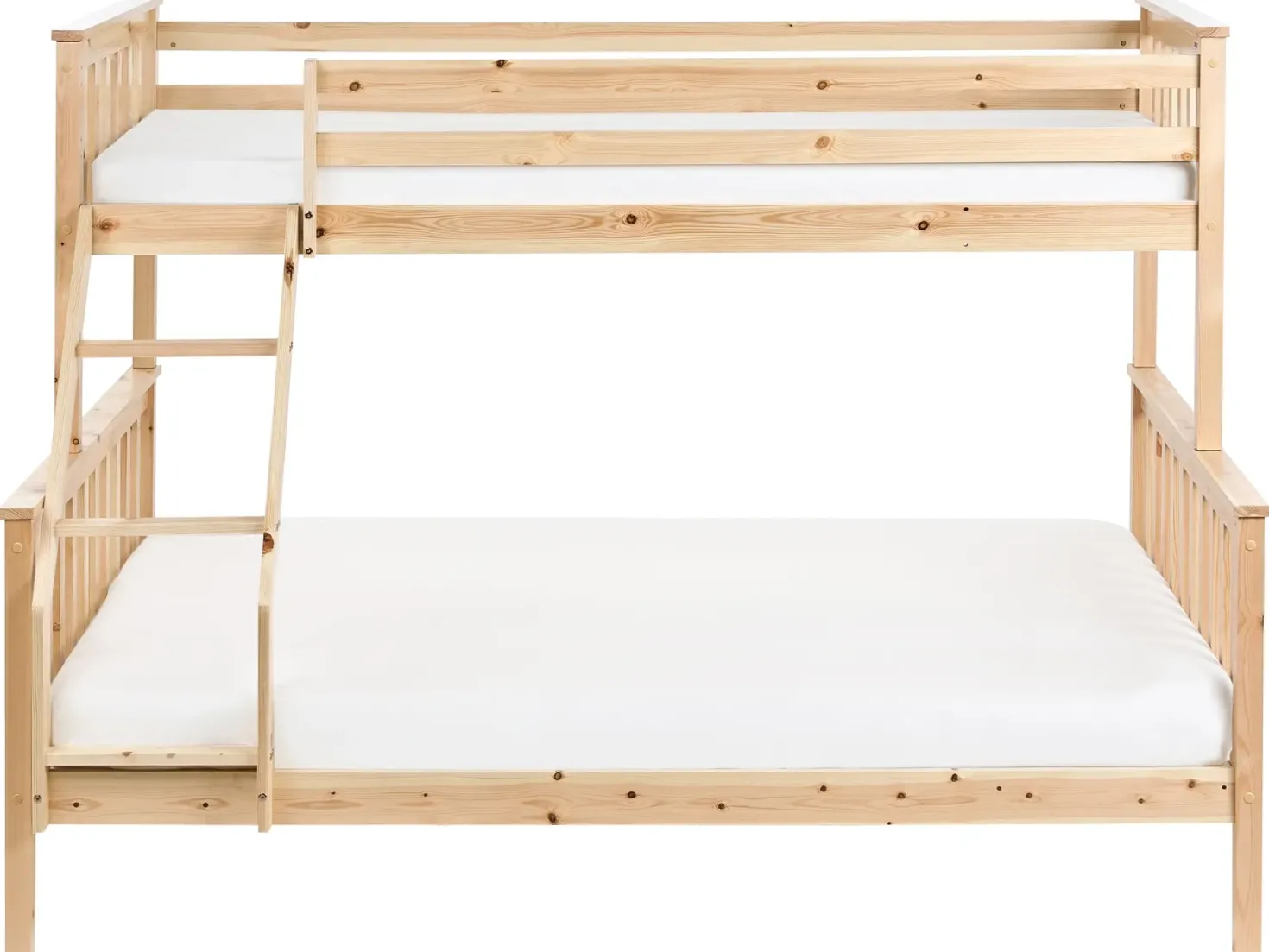 Køjeseng Fyretræ BIERNE 90/140 x 200 cm Lysebrun