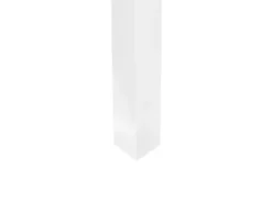 Køjeseng med skrivebord Fyretræ LOURY 90 x 200 cm Hvid