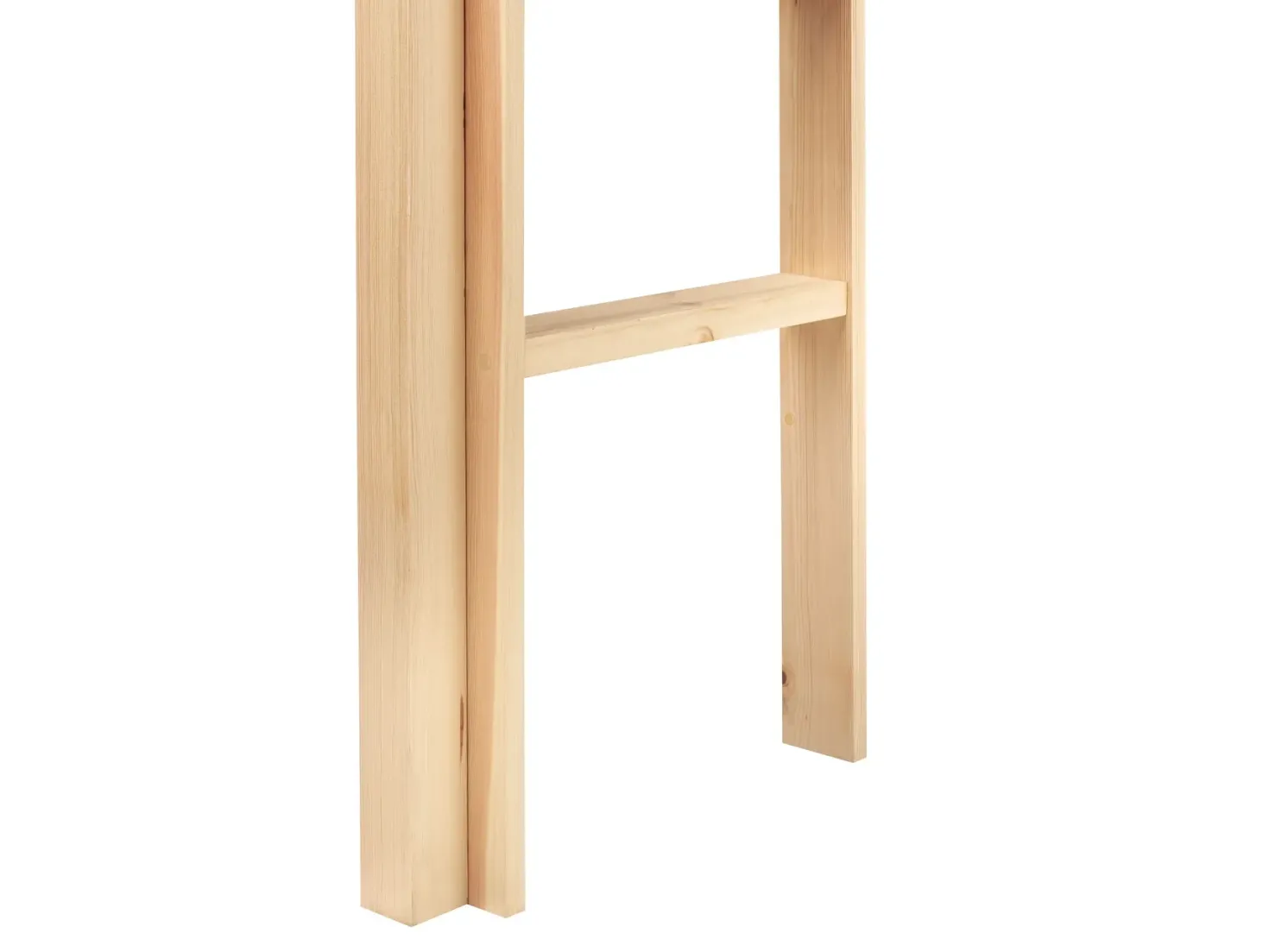 Køjeseng med skrivebord Fyretræ FOUCAMONT 90 x 200 cm Lysebrun