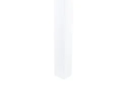 Køjeseng med skrivebord Fyretræ FOUCAMONT 90 x 200 cm Hvid