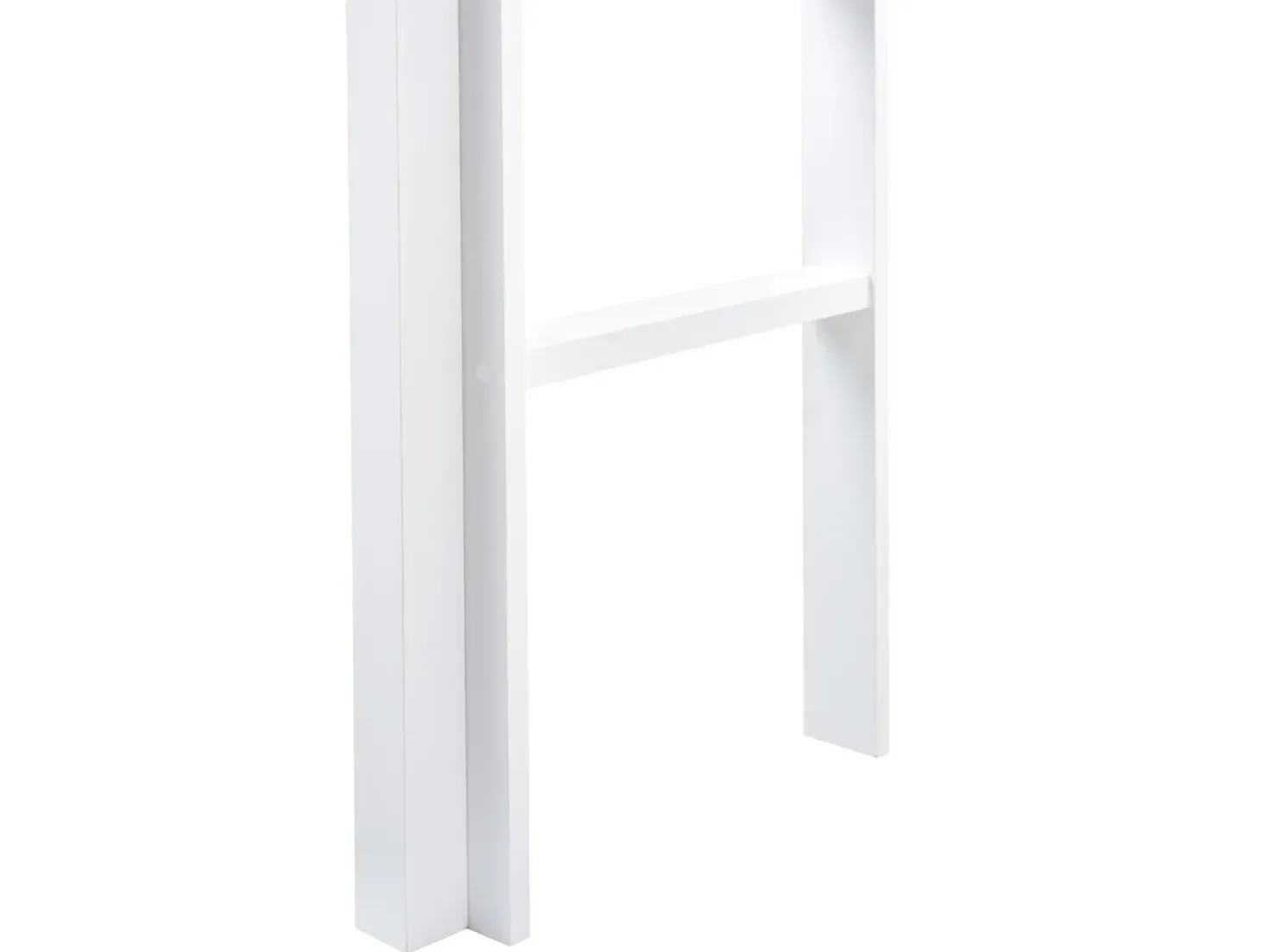 Køjeseng med skrivebord Fyretræ FOUCAMONT 90 x 200 cm Hvid