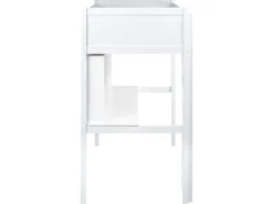 Køjeseng med skrivebord Fyretræ FOUCAMONT 90 x 200 cm Hvid