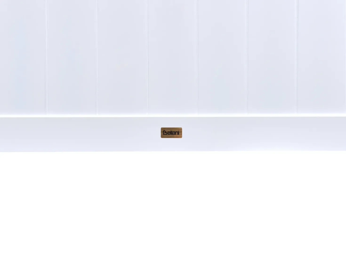 Køjeseng med skrivebord Fyretræ FOUCAMONT 90 x 200 cm Hvid
