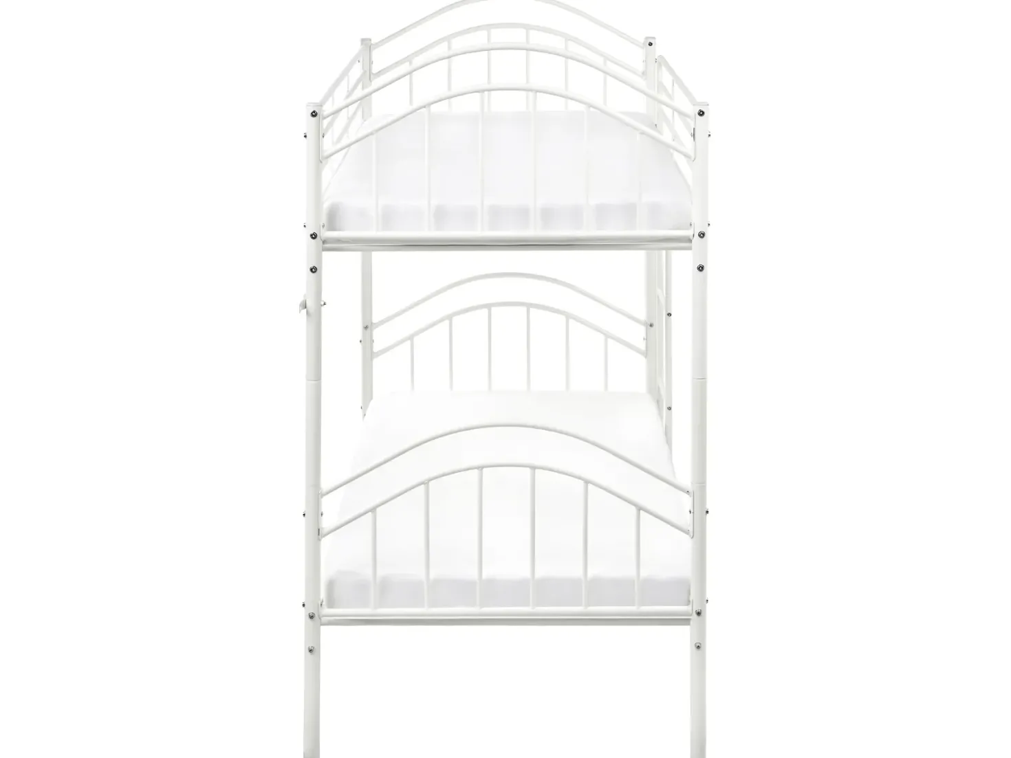 Køjeseng Metal CHARTRES 90 x 200 cm Hvid