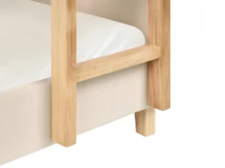 Køjeseng Velour CHOCQUES 90 x 200 cm Lys Beige