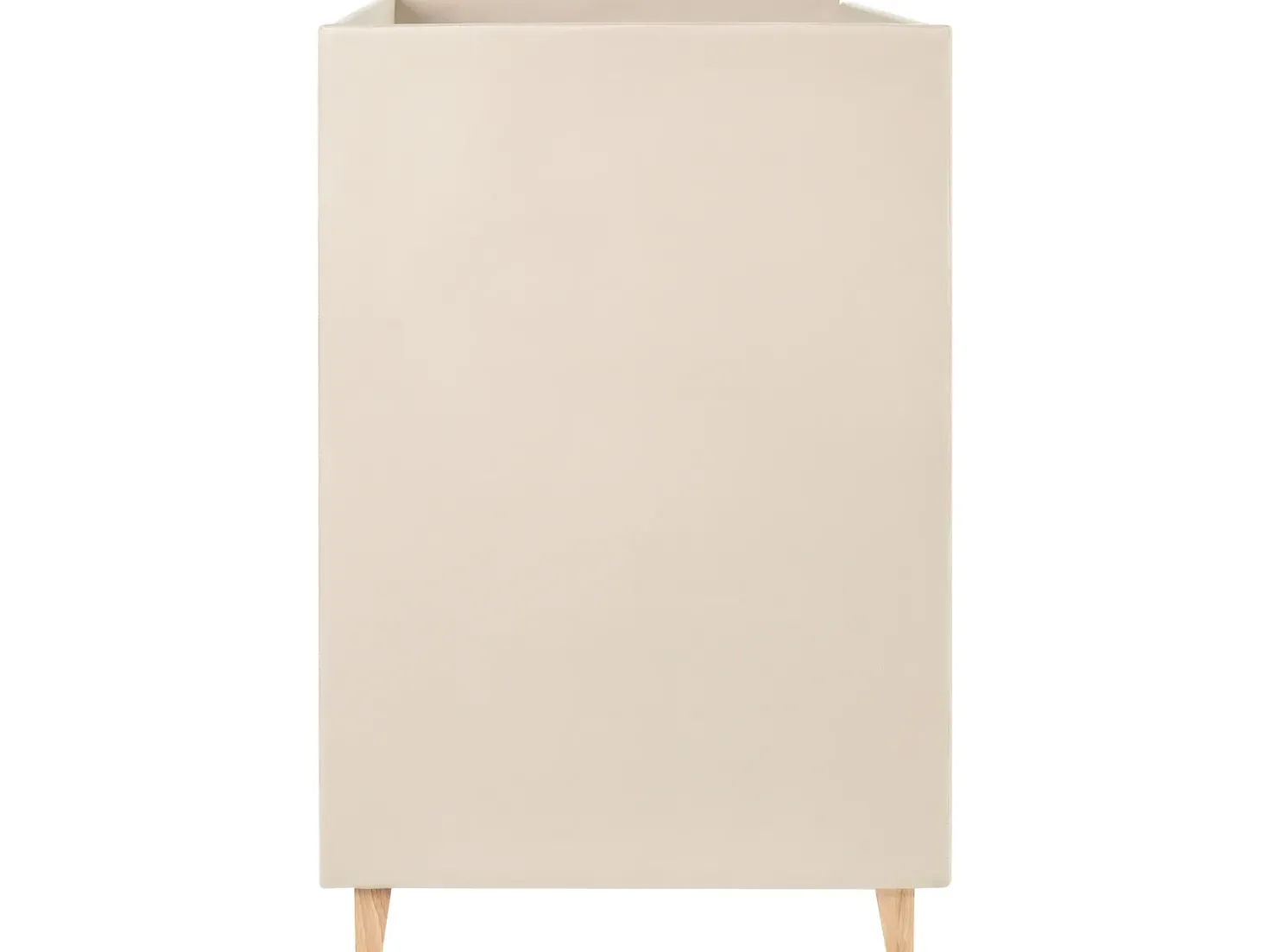 Køjeseng Velour CHOCQUES 90 x 200 cm Lys Beige