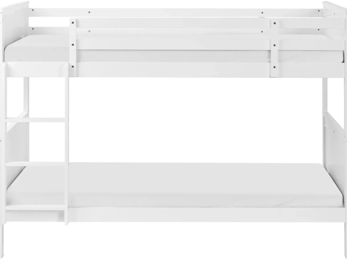 Køjeseng Fyretræ ALBON 90 x 200 cm Hvid
