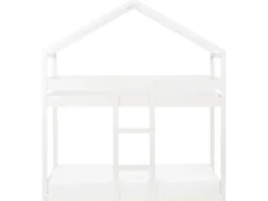 Køjeseng Hus Fyretræ LABATUT 90 x 200 cm Hvid
