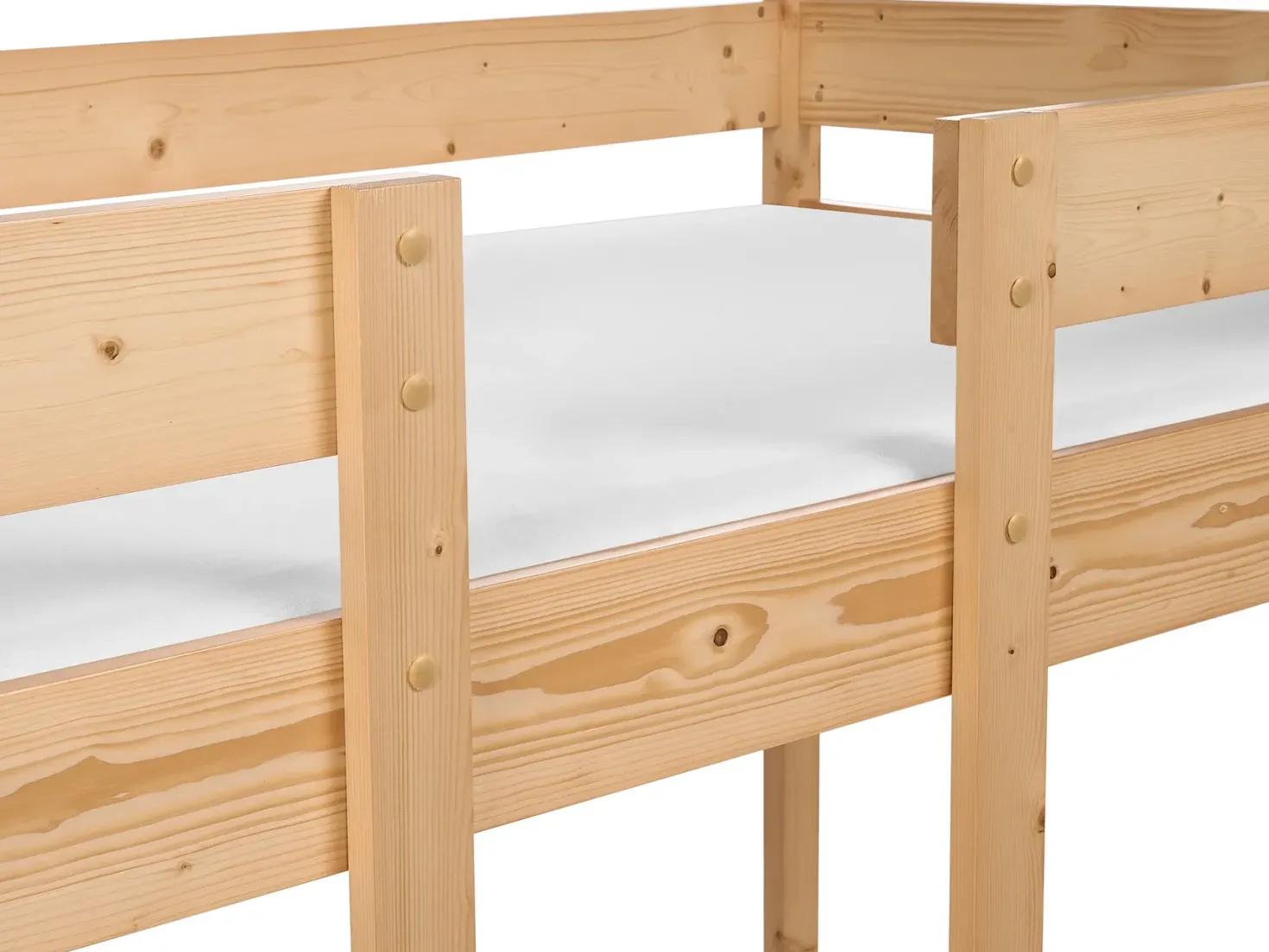 Køjeseng Hus Fyretræ LABATUT 90 x 200 cm Lysebrun