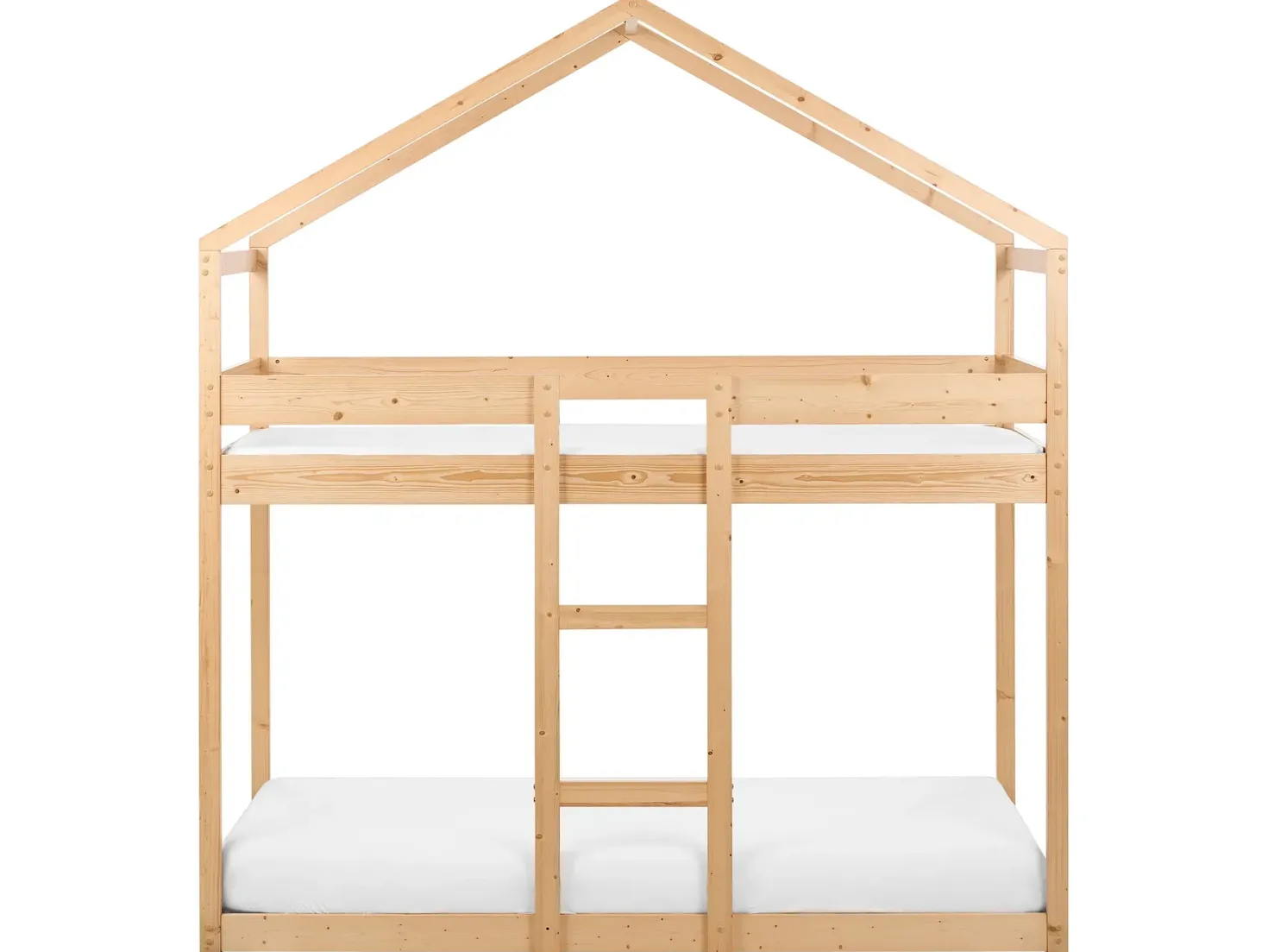 Køjeseng Hus Fyretræ LABATUT 90 x 200 cm Lysebrun