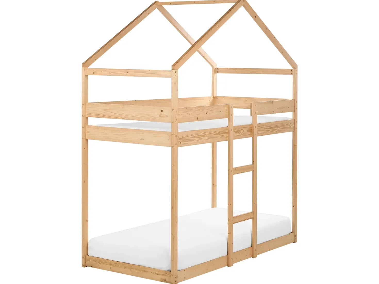 Køjeseng Hus Fyretræ LABATUT 90 x 200 cm Lysebrun