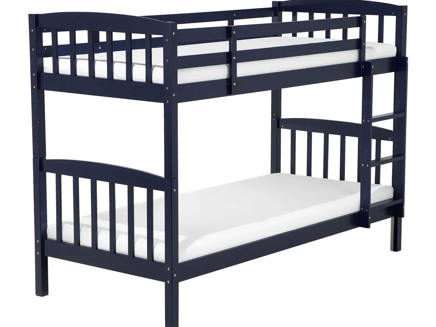 Køjeseng med skuffer Fyretræ REVIN 90 x 200 cm Navy Blå