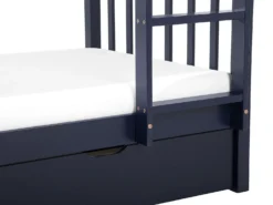 Køjeseng med skuffer Fyretræ REVIN 90 x 200 cm Navy Blå