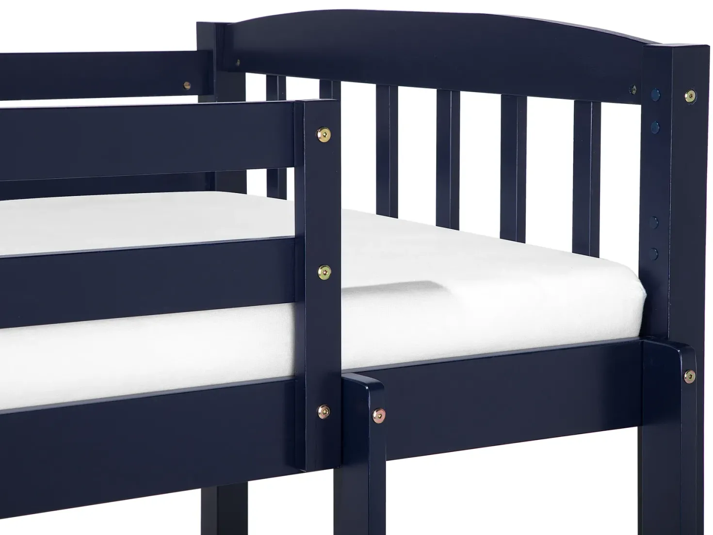Køjeseng med skuffer Fyretræ REVIN 90 x 200 cm Navy Blå