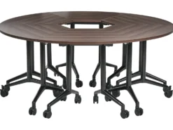 Klap hjørneskrivebords-modul CAVI Mørkebrun 90 cm 64 cm
