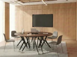 Klap hjørneskrivebords-modul BENDI Mørkebrun 90 cm 64 cm