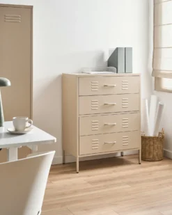 Kommode ENAGO Metal Beige
