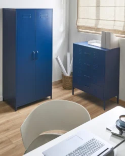 Kommode ENAGO Metal Navy Blå
