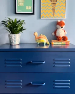 Kommode ENAGO Metal Navy Blå