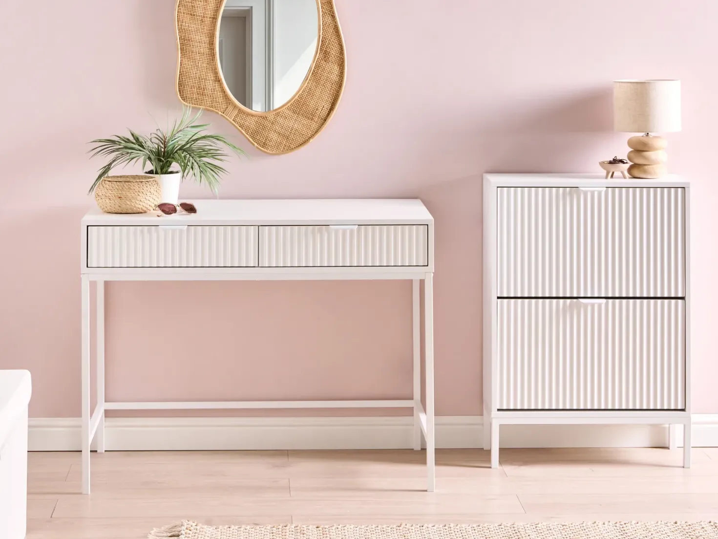Konsolbord ADELAIDE Hvid