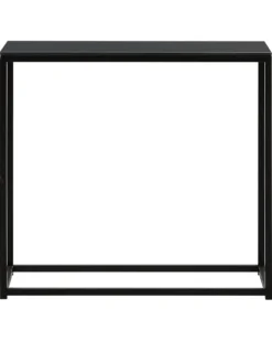 Konsolbord DELANO Hærdet glas Sort