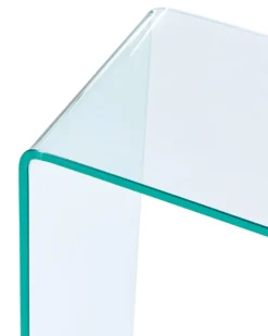 Konsolbord KENDALL Hærdet glas Transparent