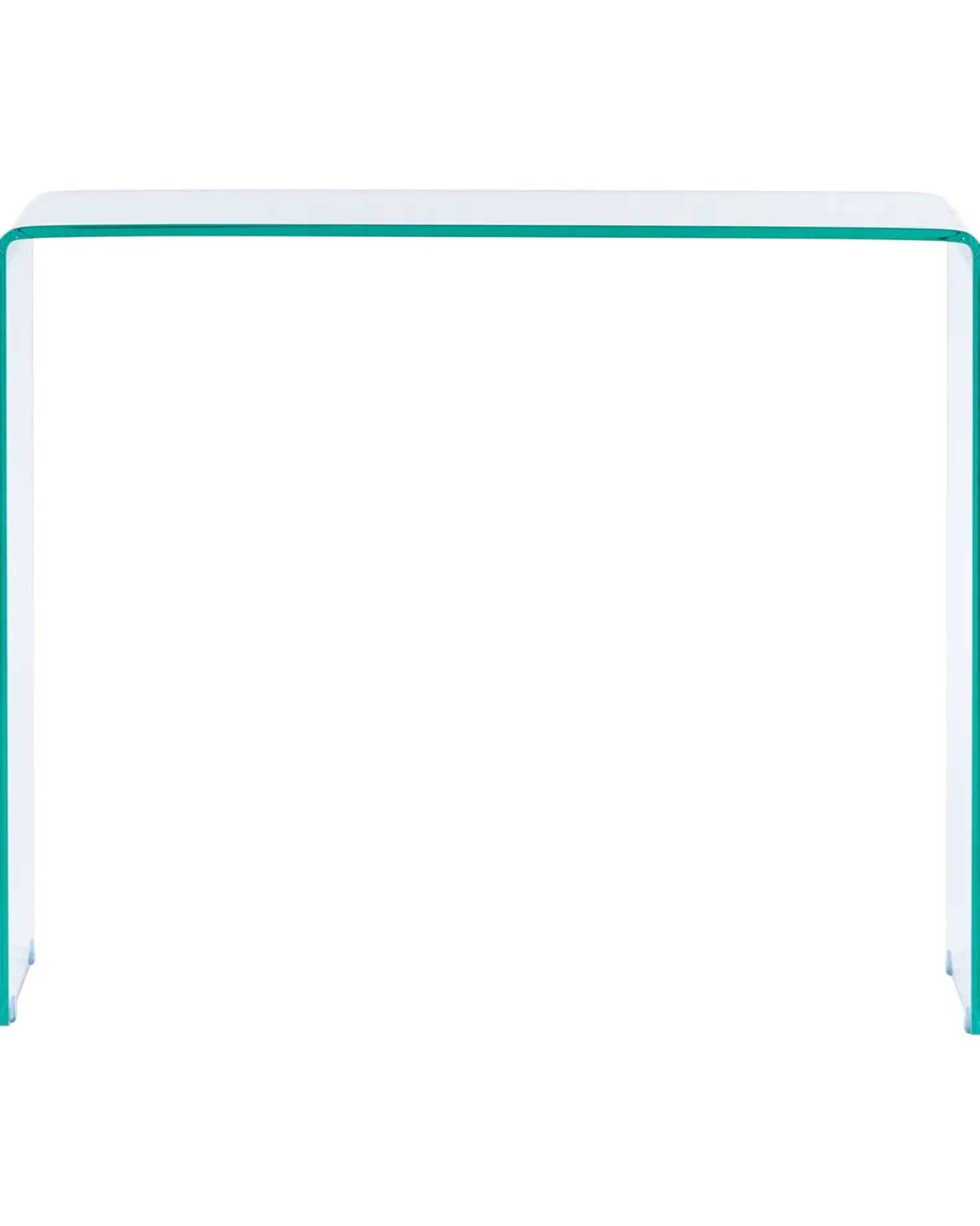 Konsolbord KENDALL Hærdet glas Transparent