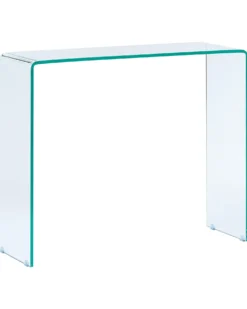 Konsolbord KENDALL Hærdet glas Transparent