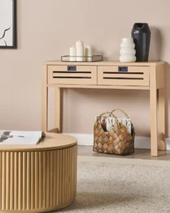 Konsolbord RANDA Lysebrun