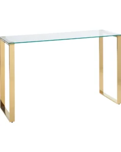 Konsolbord TILON Hærdet glas Guld