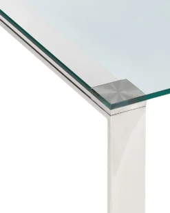 Konsolbord TILON Hærdet glas Sølv