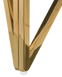 Konsolbord WESO Hærdet glas Guld