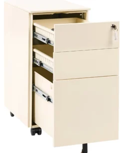 Kontorskab BOLSENA Metal Lys Beige