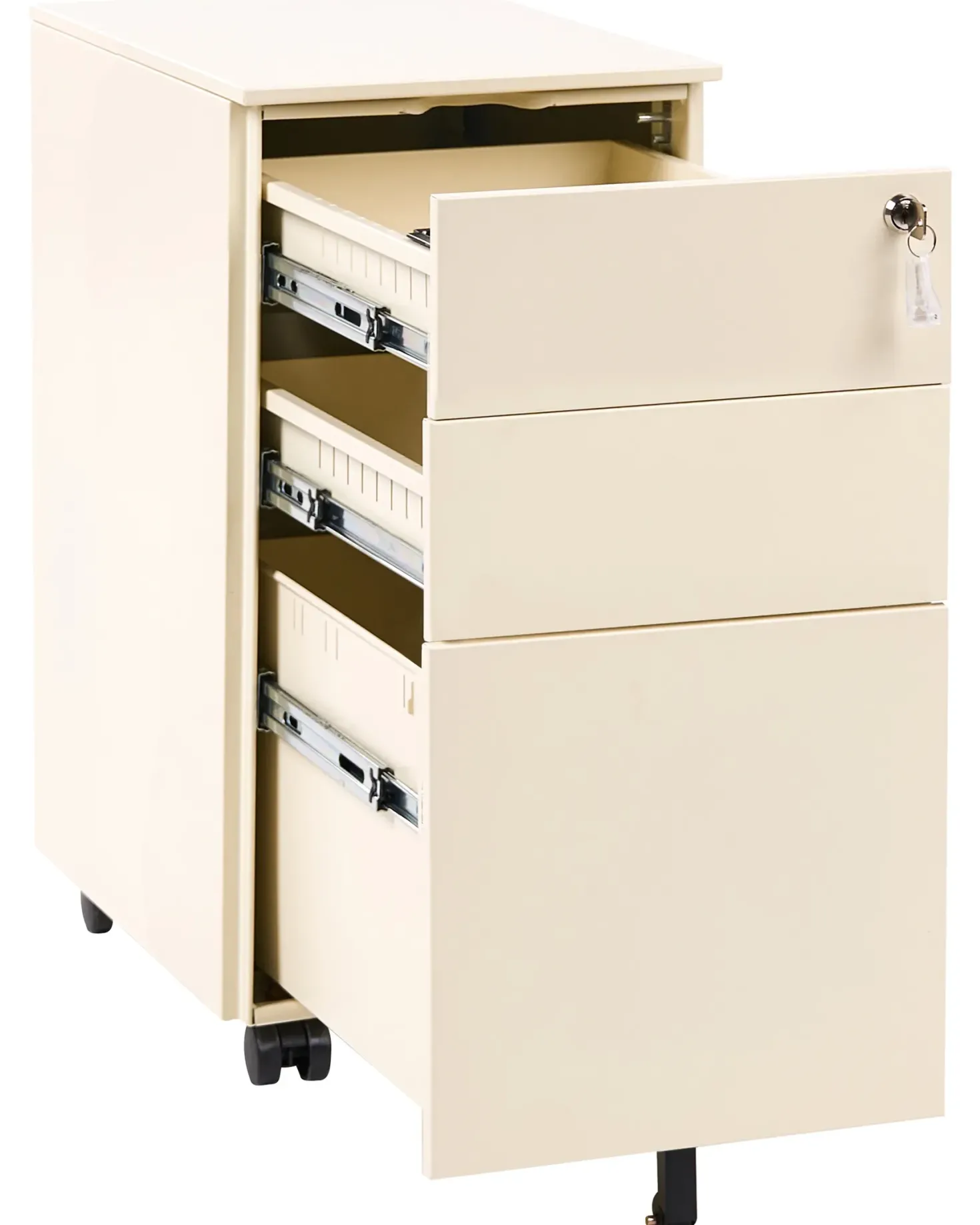 Kontorskab BOLSENA Metal Lys Beige