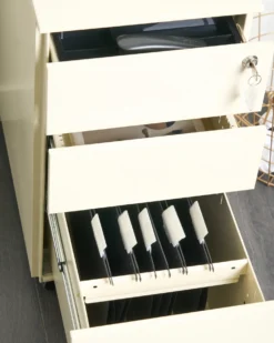 Kontorskab BOLSENA Metal Lys Beige
