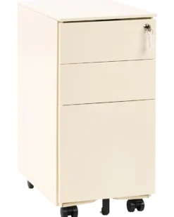 Kontorskab BOLSENA Metal Lys Beige