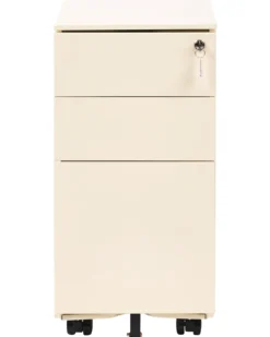 Kontorskab BOLSENA Metal Lys Beige