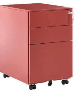 Kontorskab CAMI Metal Rød