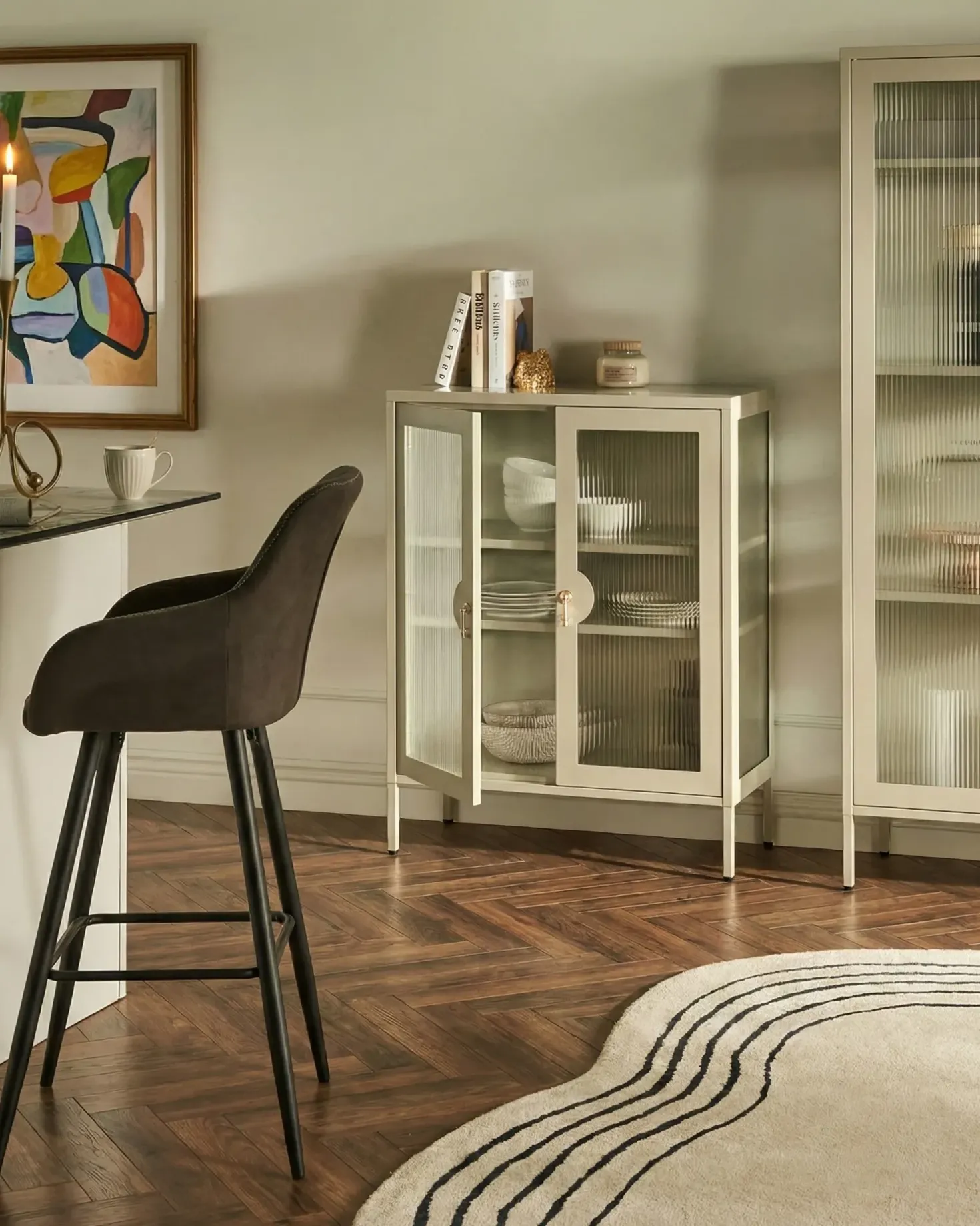 Kontorskab GLEORA Metal Lys Beige