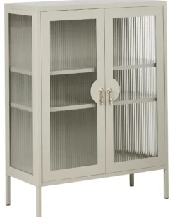 Kontorskab GLEORA Metal Lys Beige