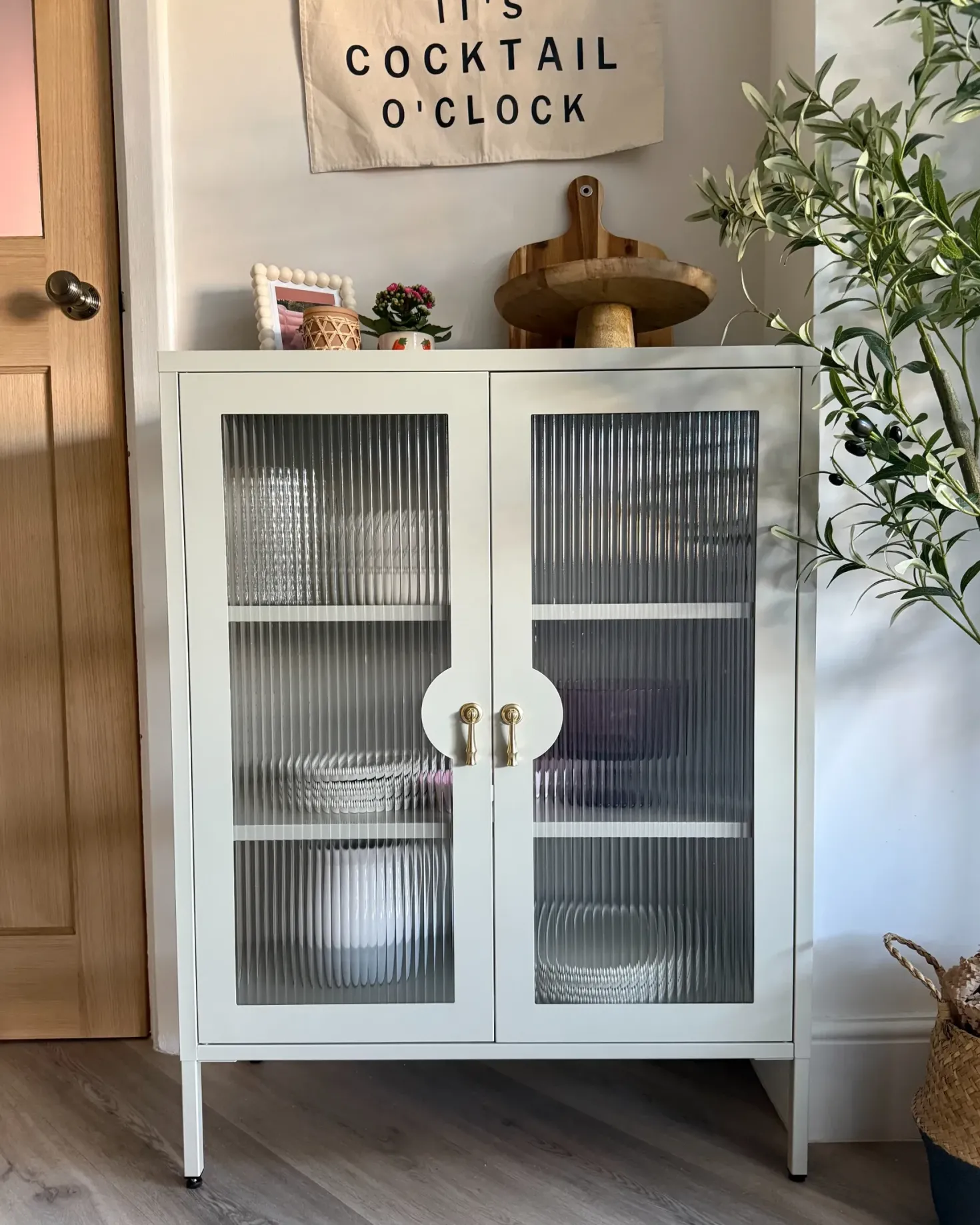 Kontorskab GLEORA Metal Lys Beige
