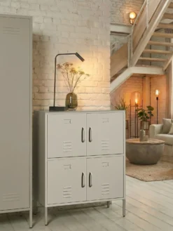 Kontorskab HOLBECK Metal Lys Beige