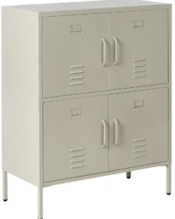 Kontorskab HOLBECK Metal Lys Beige