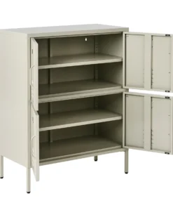 Kontorskab HOLBECK Metal Lys Beige