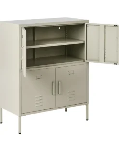 Kontorskab HOLBECK Metal Lys Beige