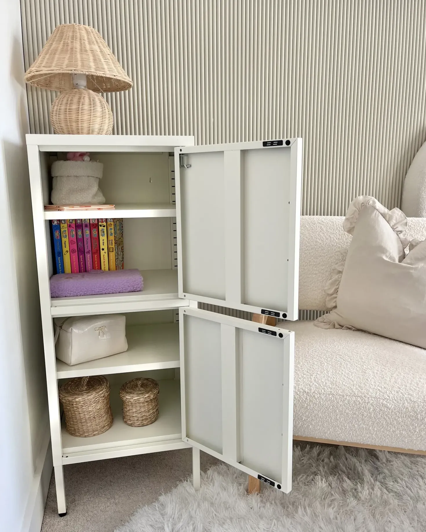 Kontorskab HURON Metal Hvid