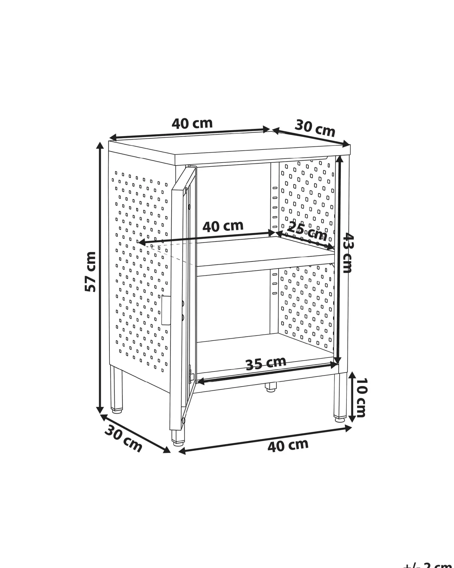 Kontorskab MATAUR Metal Sort