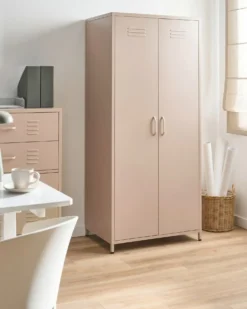 Kontorskab VARNA Metal Beige